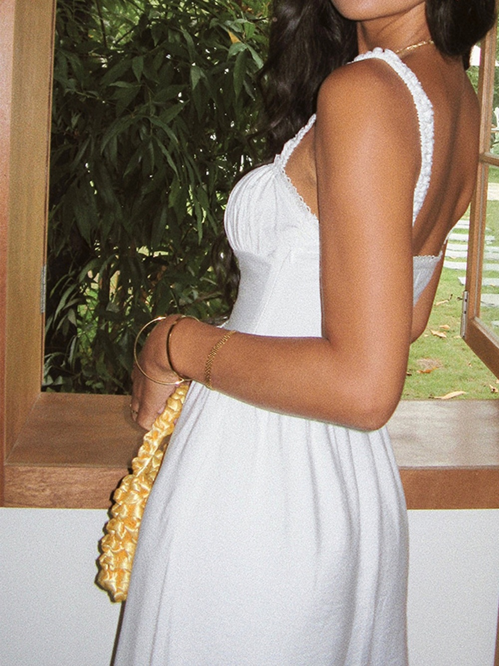 Commense Coastal Cowgirl Corset Long Dress in White size Medium. New with tag - Picture 5 of 5